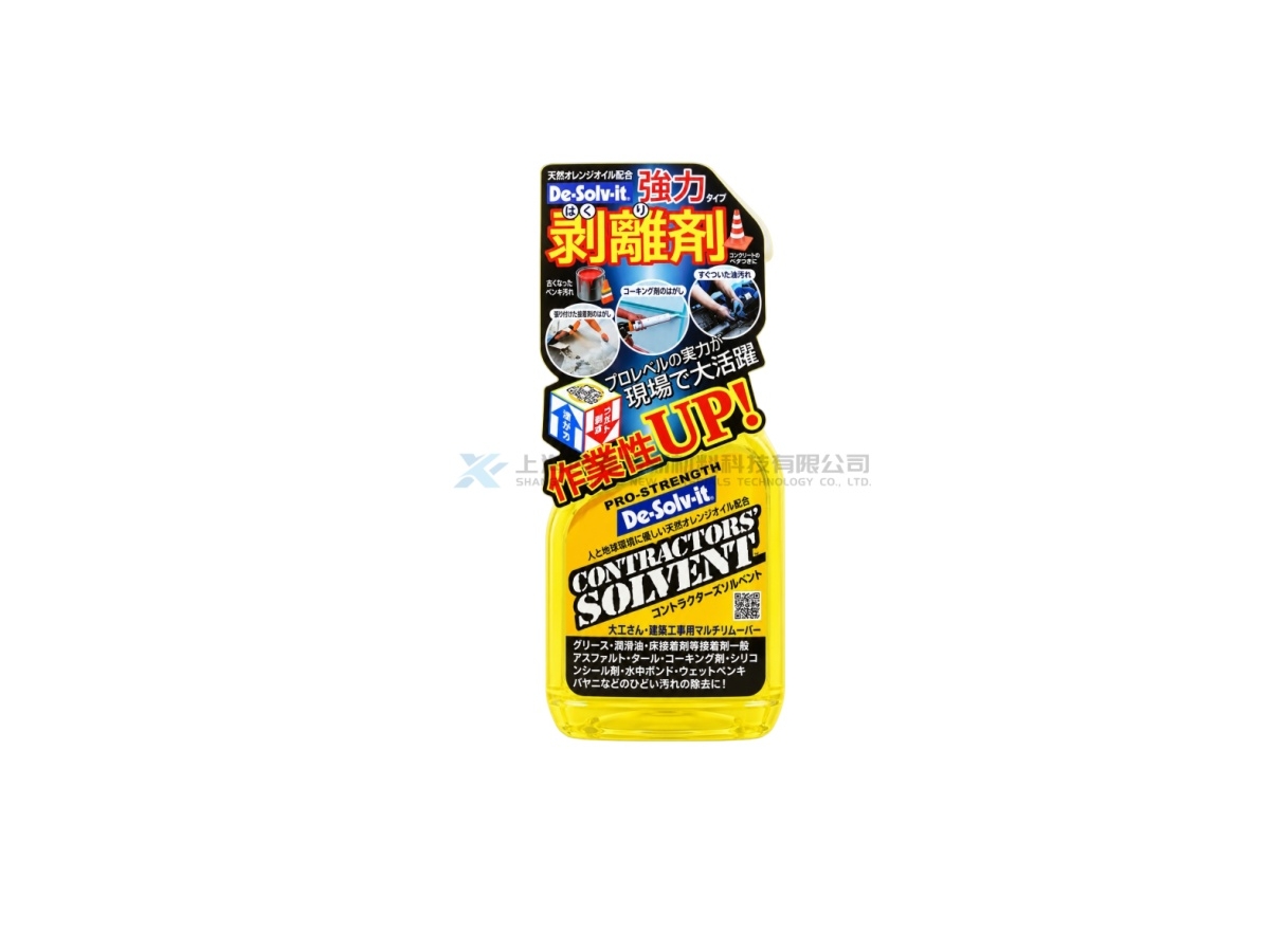 日本 DOICHI Contractor’s Solvent 天然橙油多用途胶粘剂密封胶油污剥离清洁剂